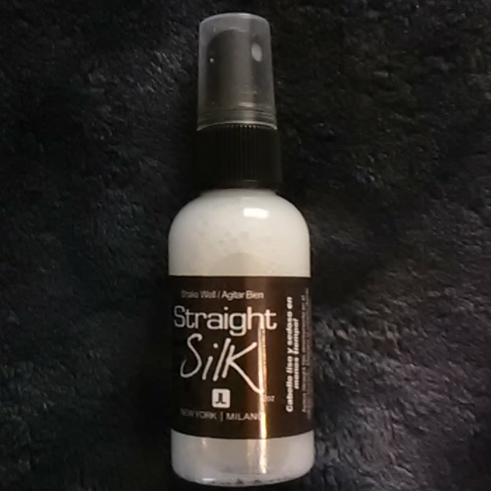 Blow Dry and flat iron spray